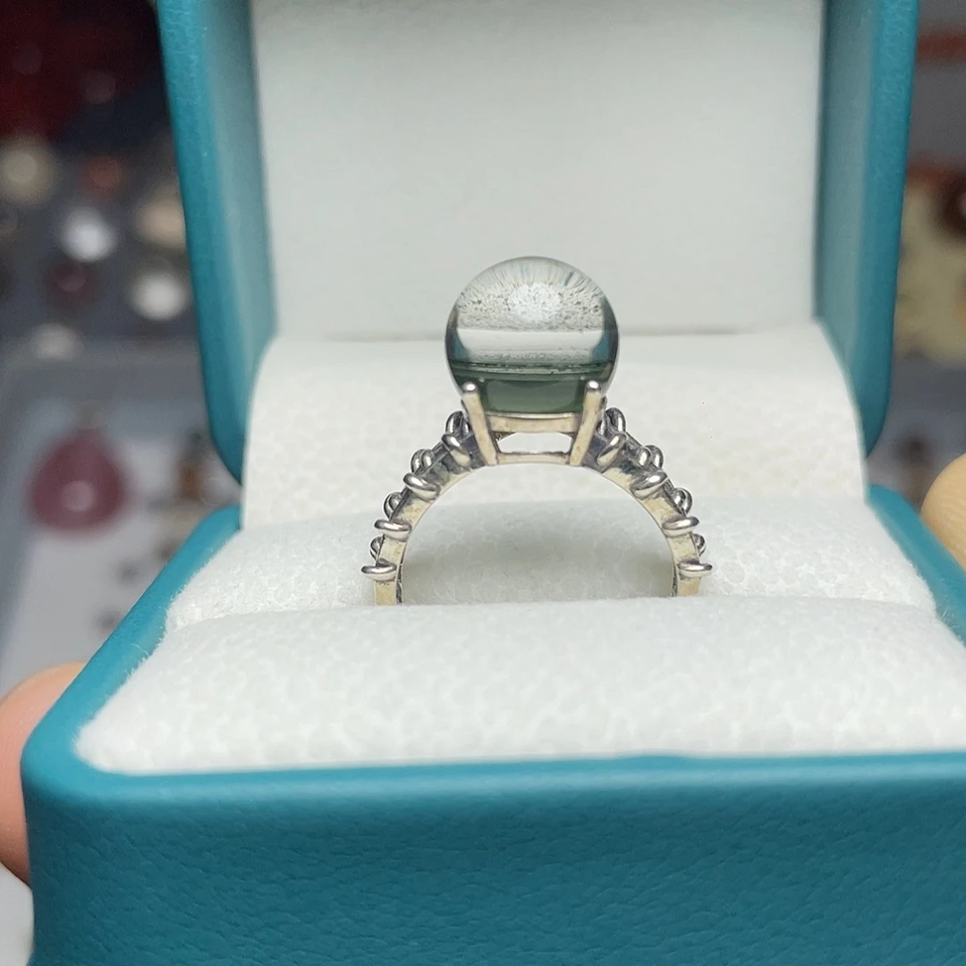 银S925镶嵌水晶戒指