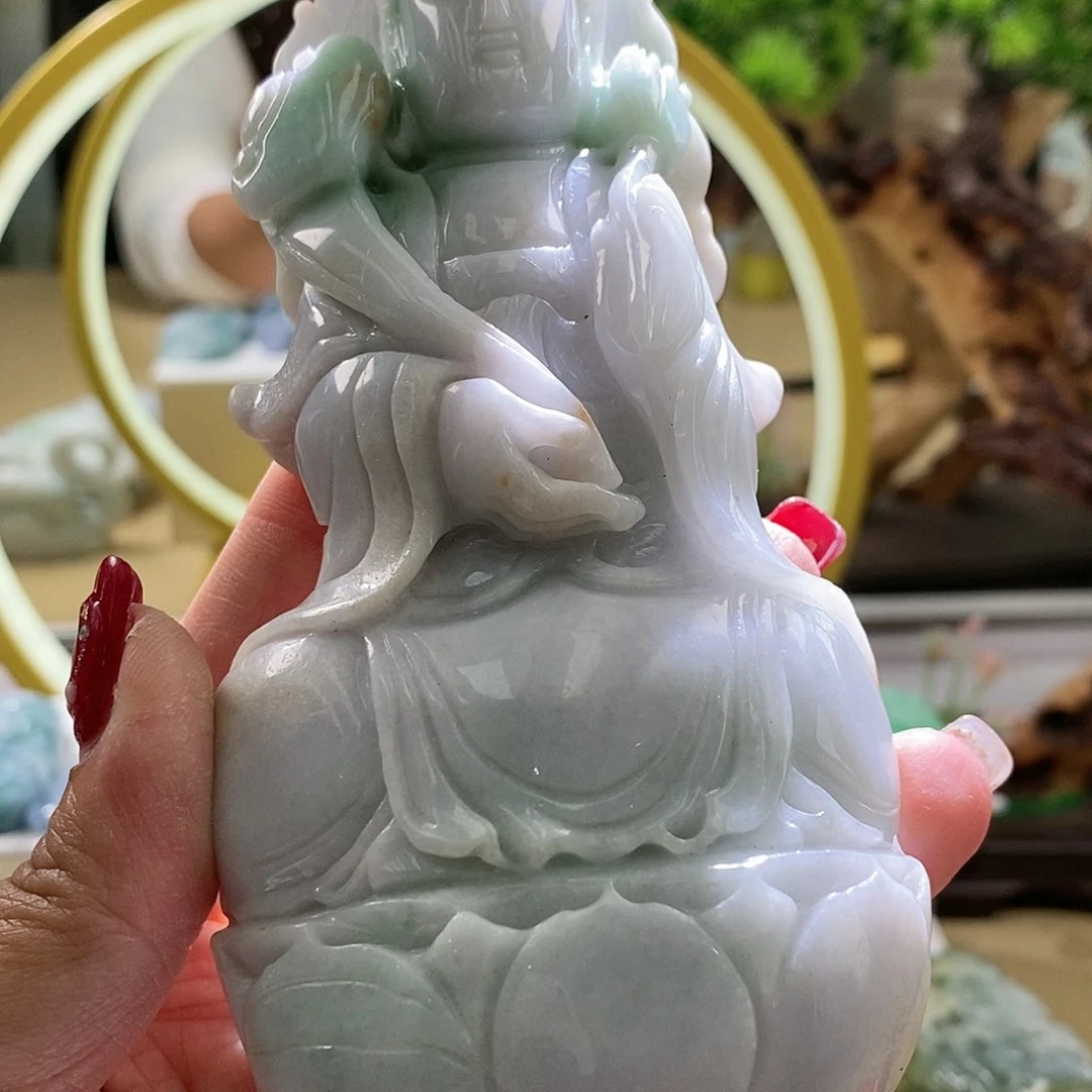 【闪购商品】翡翠颈饰未镶嵌观音