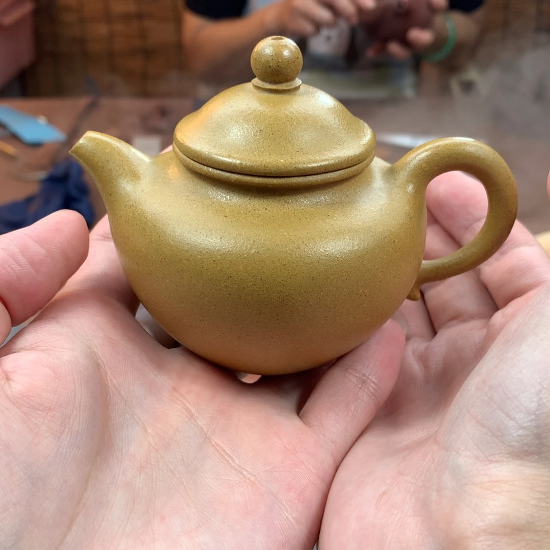 茶壶紫砂莲子 段泥 150cc