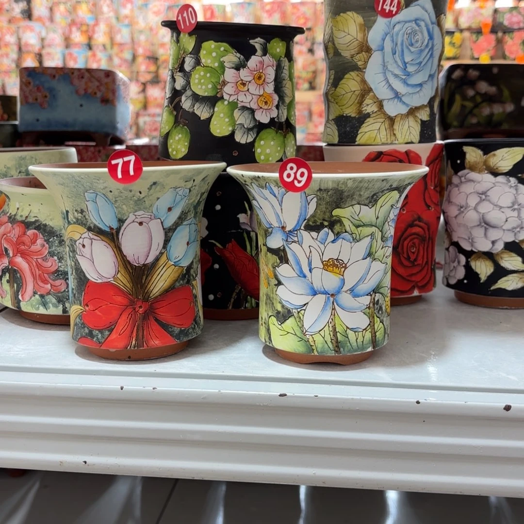 景德镇手绘花盆陶瓷12/12