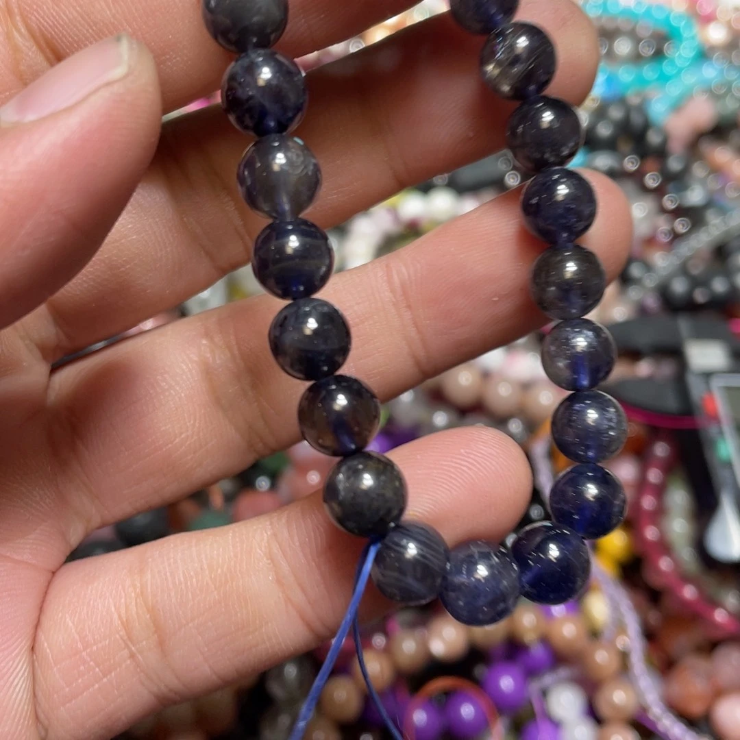 紫晶颈饰银S800镀金镶嵌