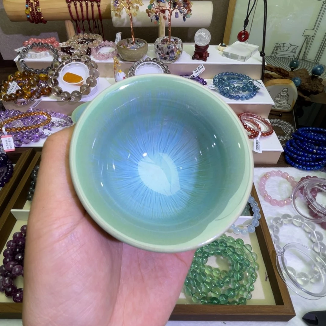 发晶手链未镶嵌福利品茶碗