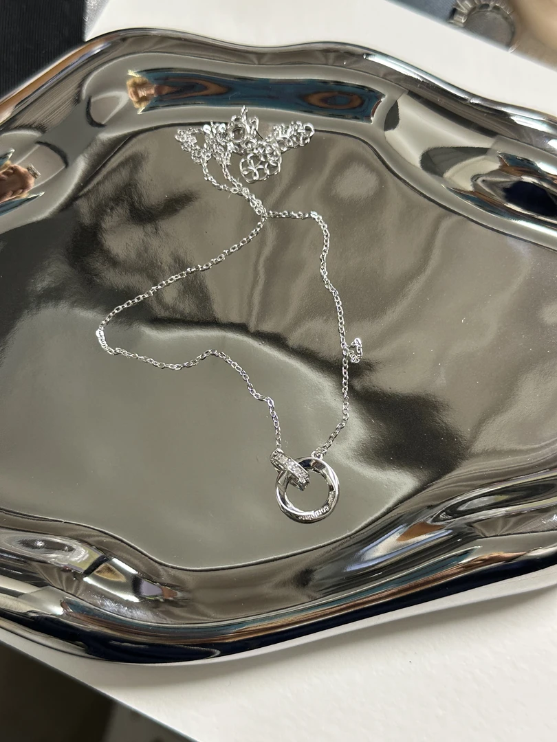 吊坠足银 999足银莫比乌斯环项链