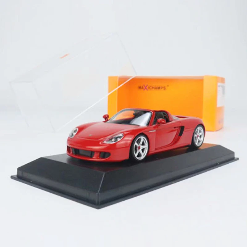 MINICHAMPS 1:43 保時捷 Carrera GT 仿真合金敞篷超跑车模收藏品