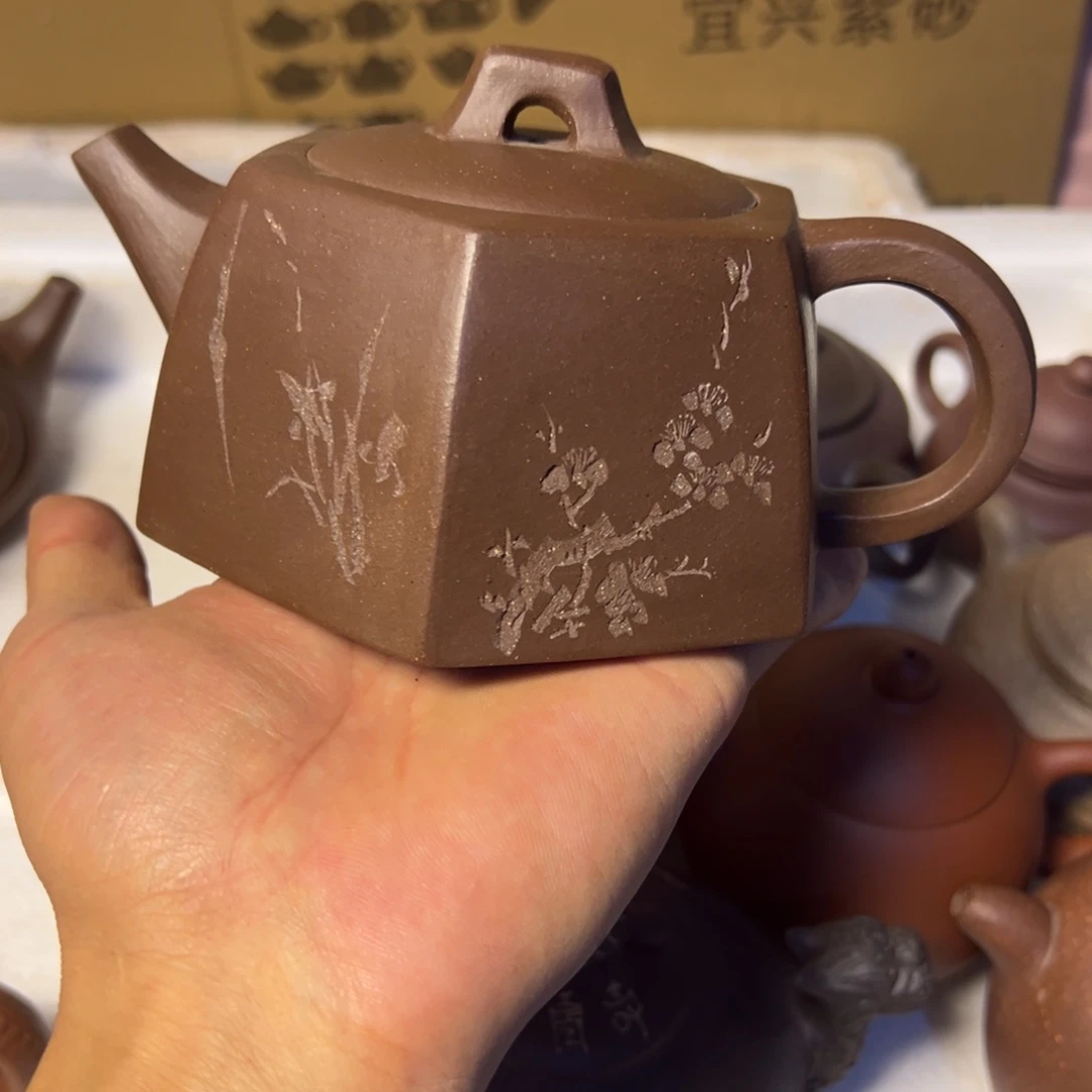 茶壶紫砂宜兴原矿紫砂壶容量450毫升