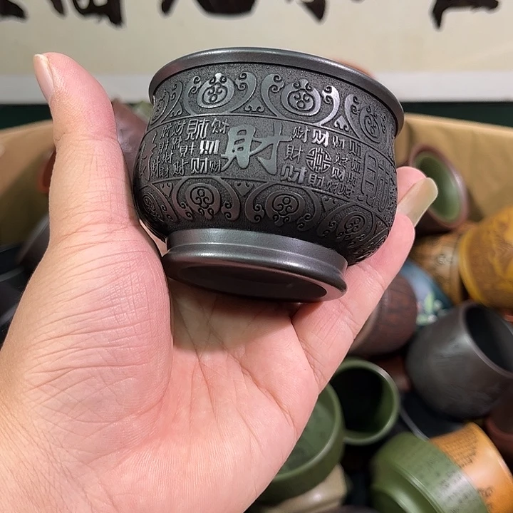 茶杯紫砂全手工紫砂主人杯