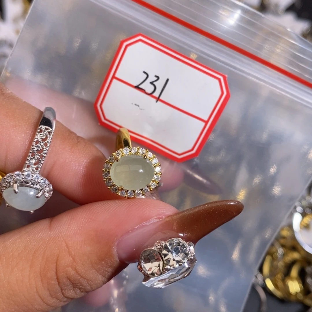 翡翠戒指合金翡翠首饰