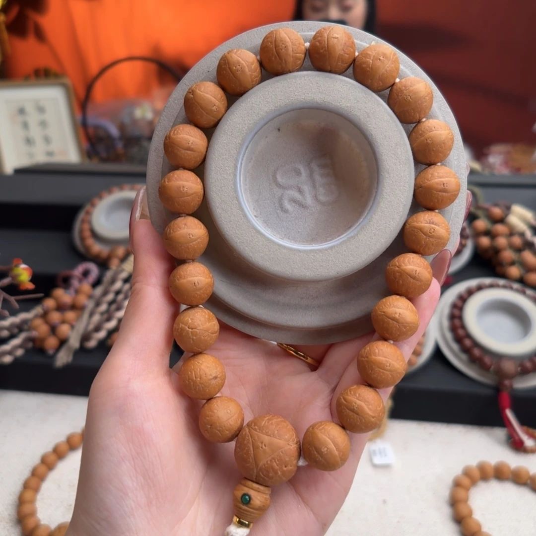 手串凤眼菩提14mm铁籽手持素串精挑