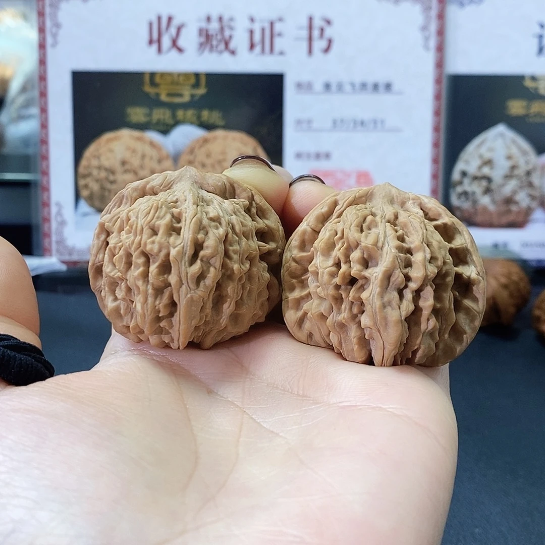 文玩核桃把件飞楼077-全品41