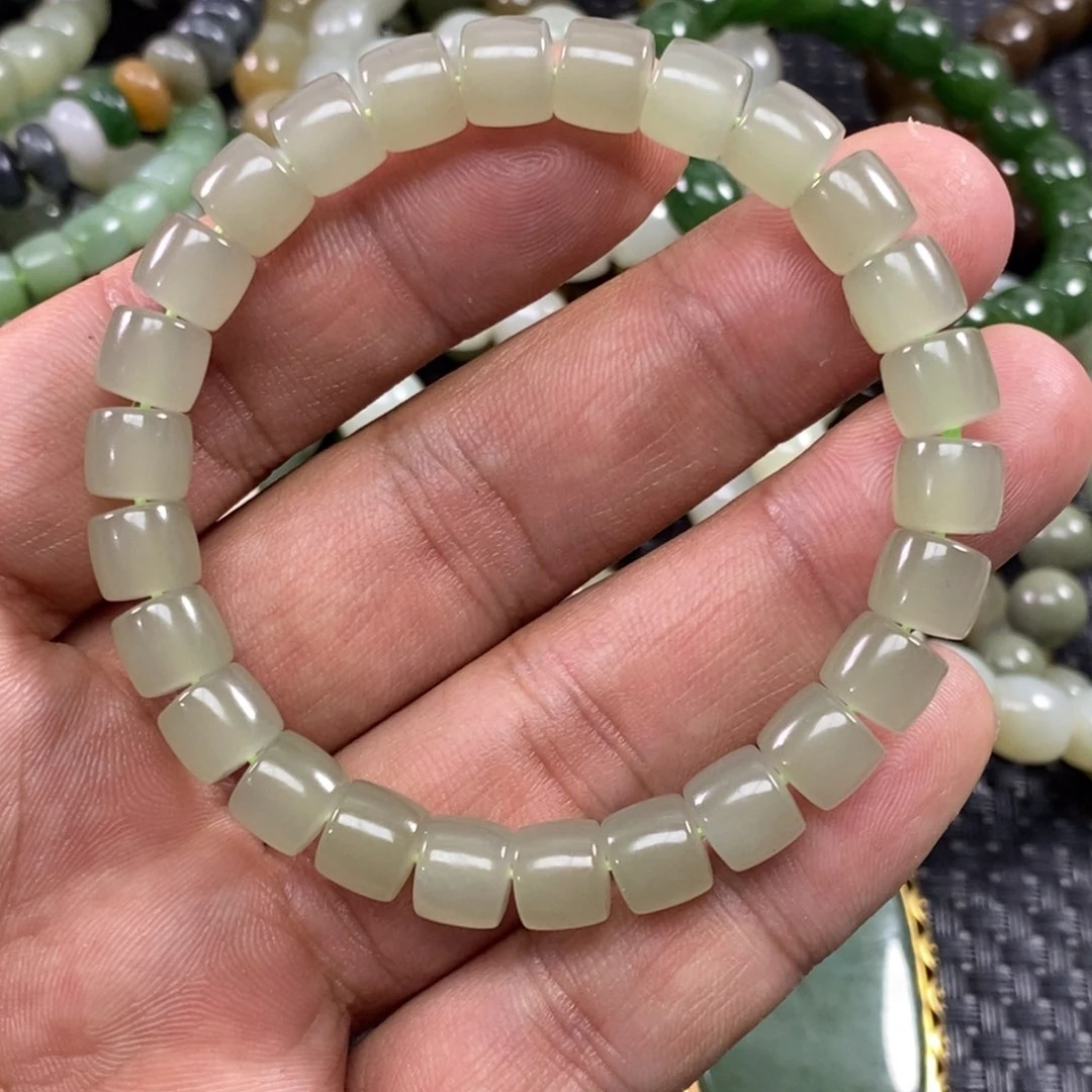 和田玉手链未镶嵌