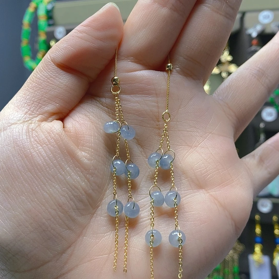 未镶嵌翡翠耳饰翡翠