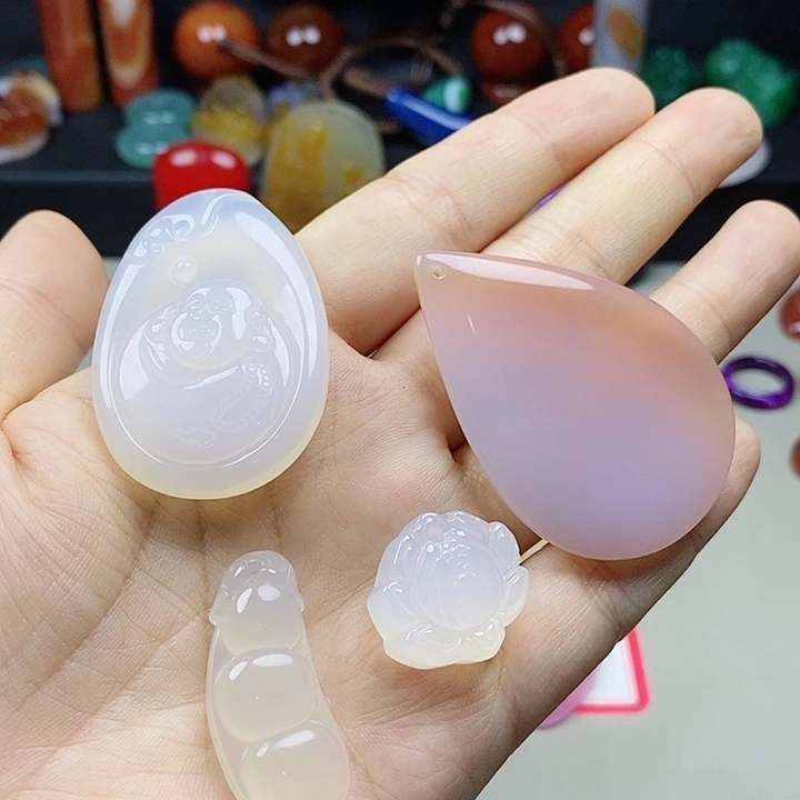 玛瑙/玉髓吊坠(不含链)未镶嵌你*人