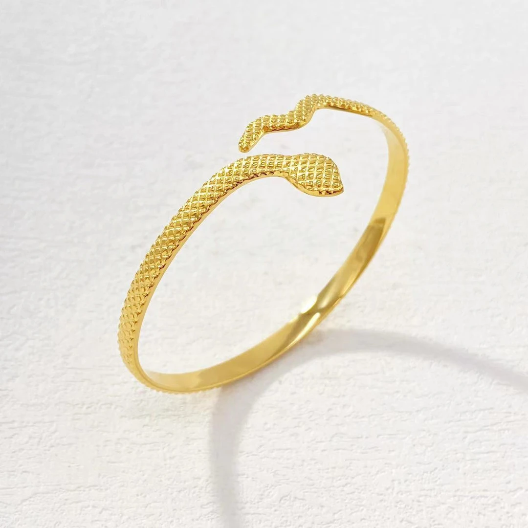 钛钢手镯 木木（ZF2178） 内径58毫米 蛇形手镯