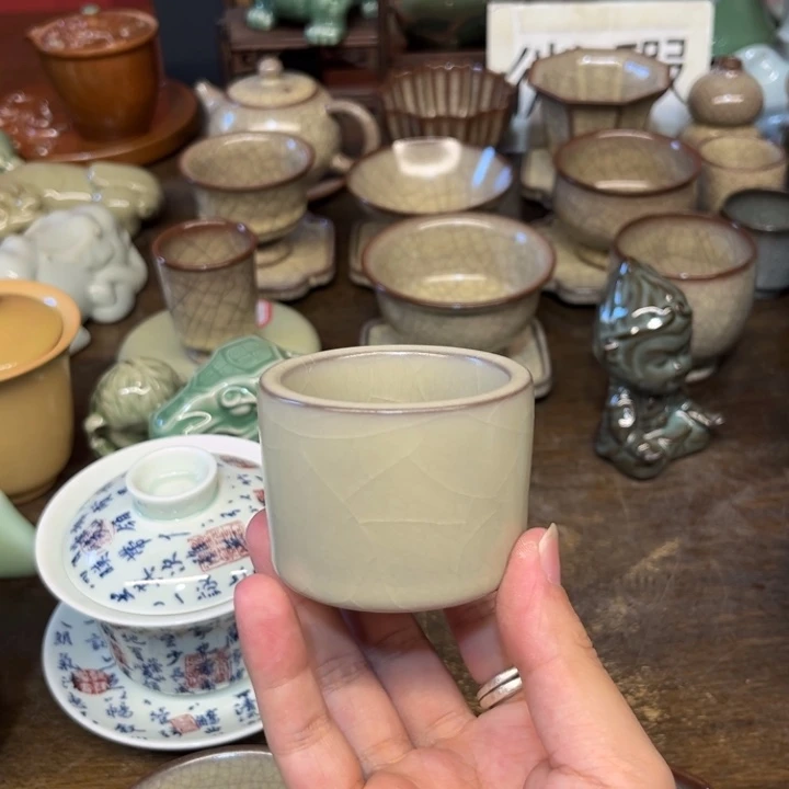 青瓷微瑕浮力特价花**宝