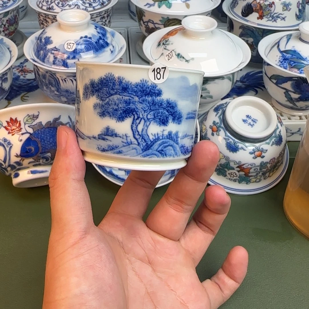 彦祖纯手工手绘茶具187
