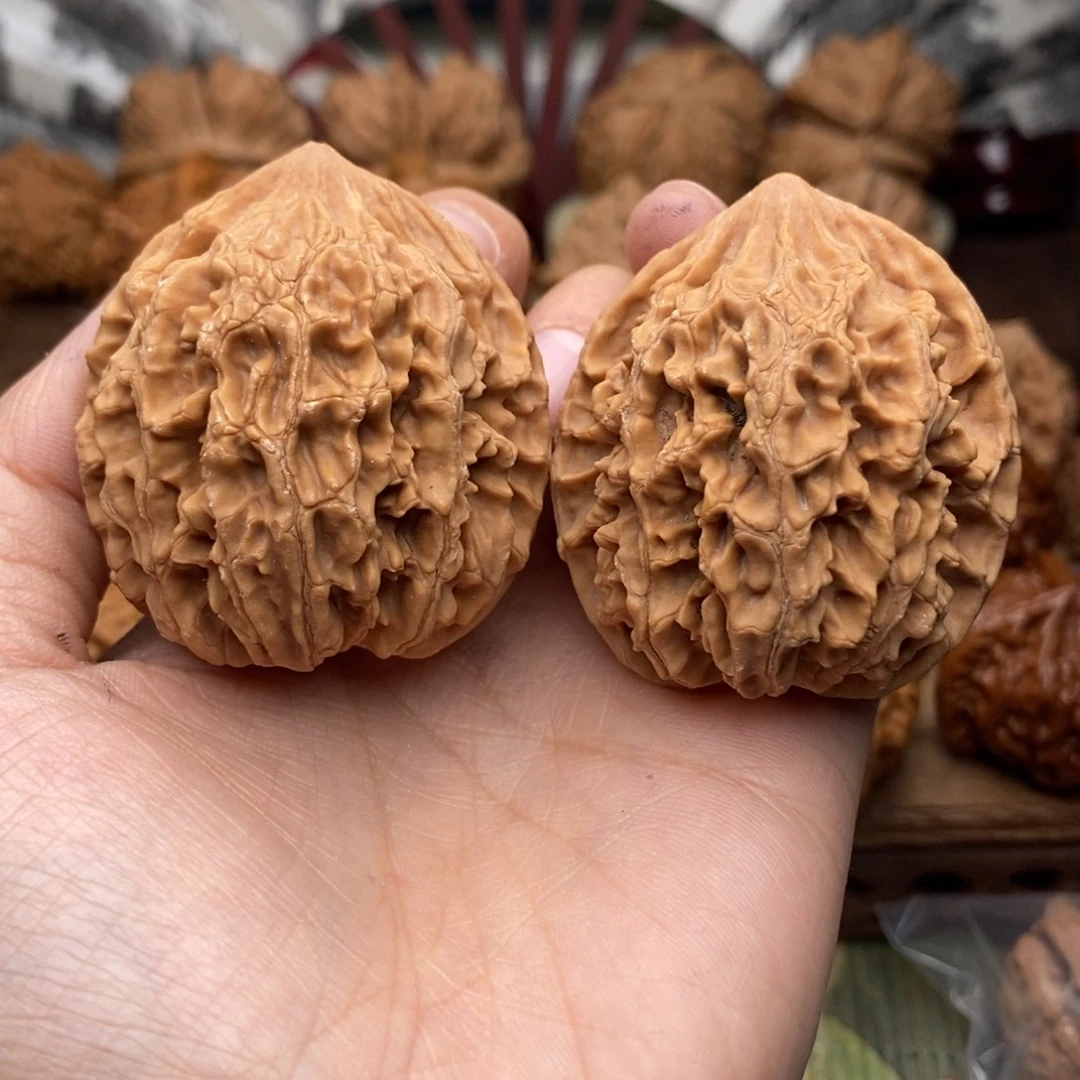 把件文玩核桃333号42全品罗汉头