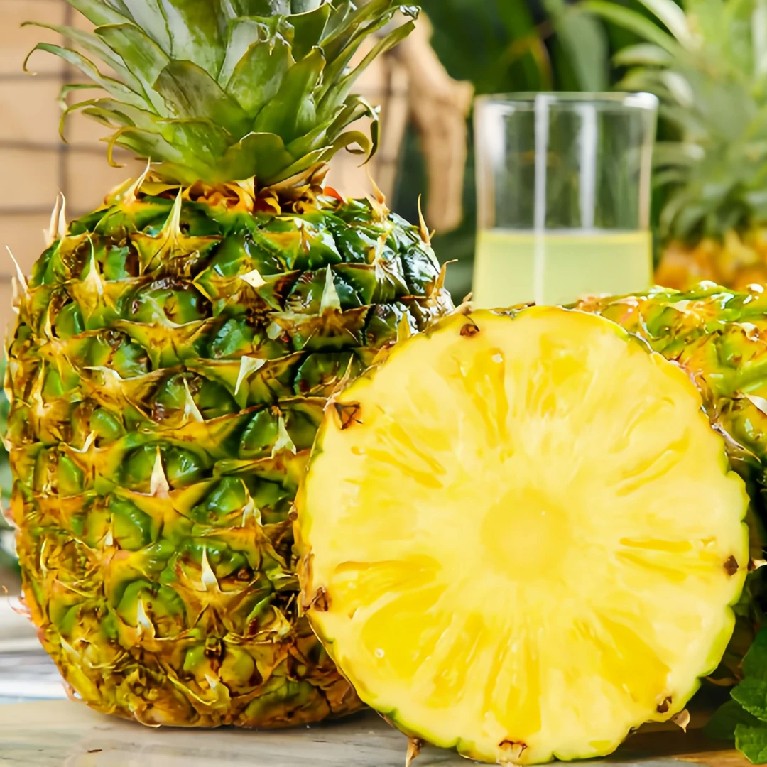 【内蒙包邮】海南金钻凤梨新鲜净重4.5-5斤（收到需催熟食用）