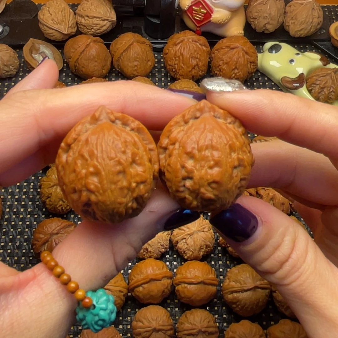 文玩核桃吊坠31尺全品鸡心元宝00014