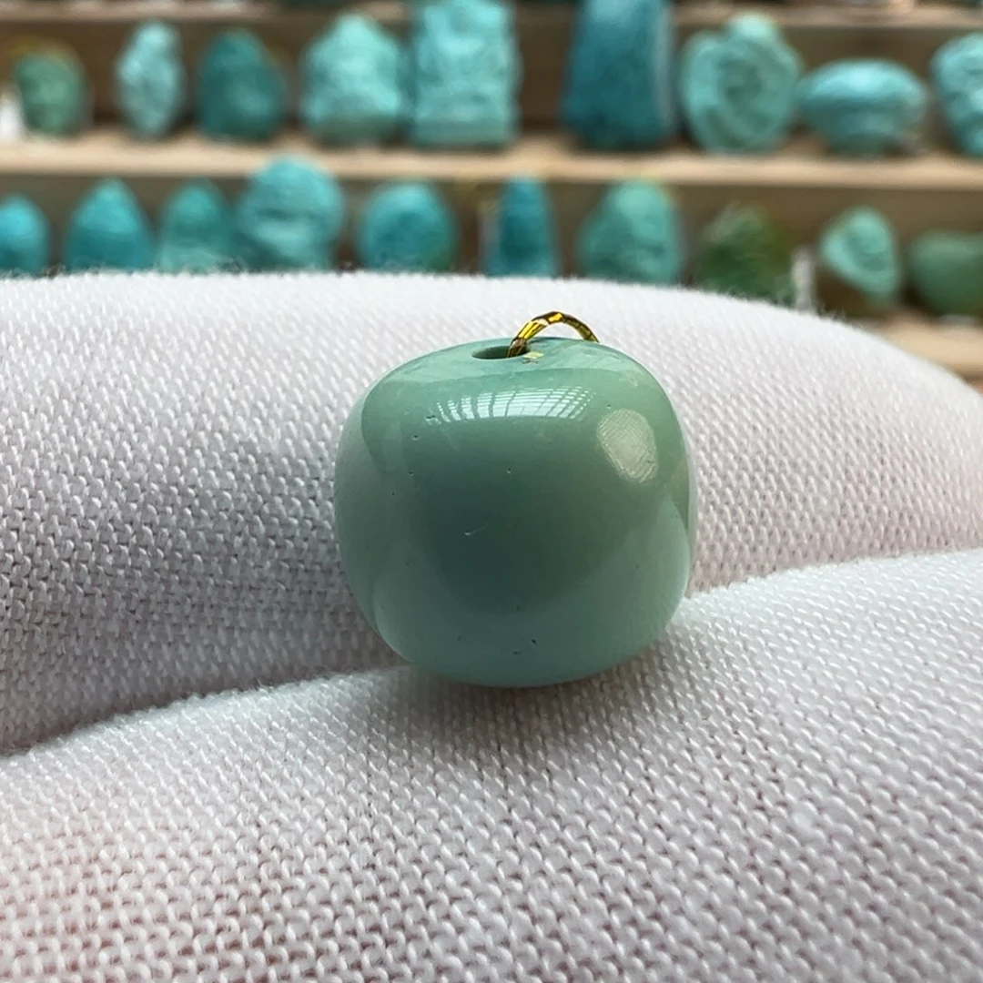 绿松石未镶嵌配饰10.9*9.5