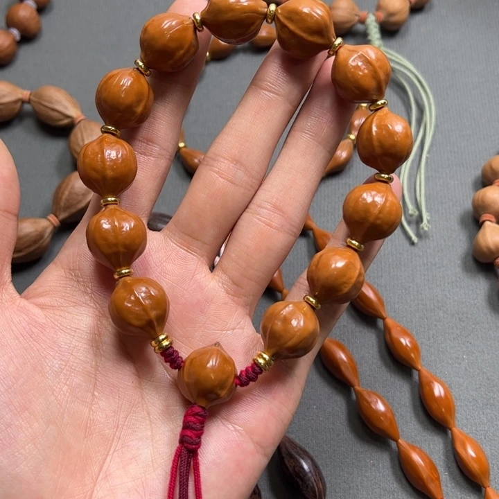 橄榄核手串/手链1.7水晶核蜜桃臀