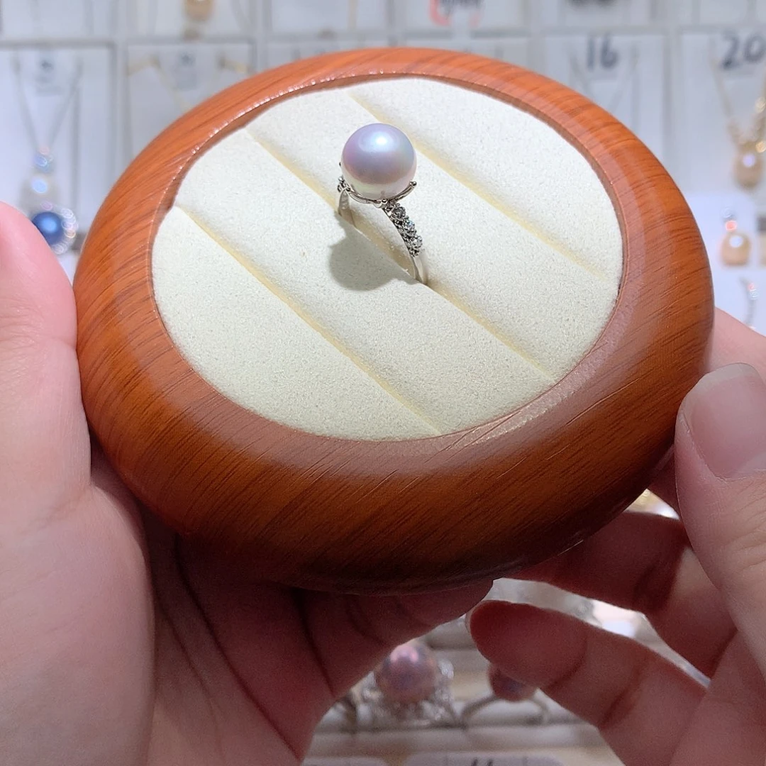 淡水珍珠戒指未镶嵌CC11mm