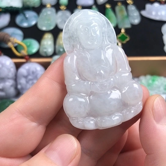 颈饰未镶嵌翡翠佛公