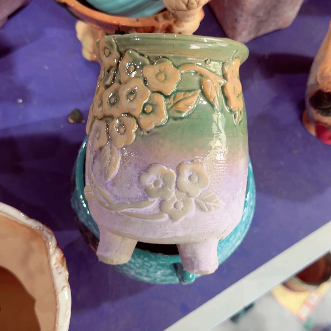 紫砂花盆粗陶粗陶