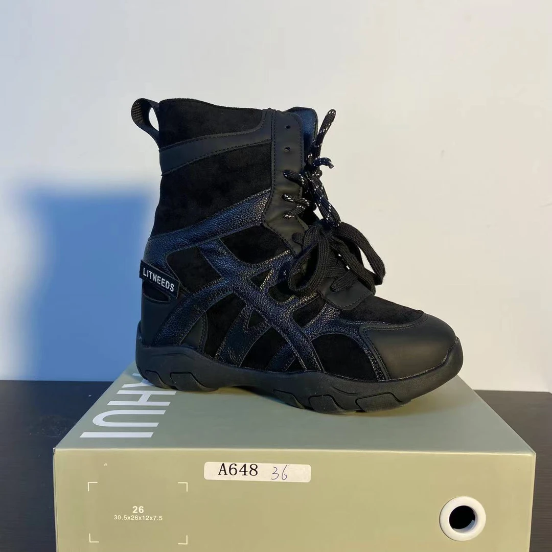 【清仓】2025小个子厚底平增高百搭女鞋A648