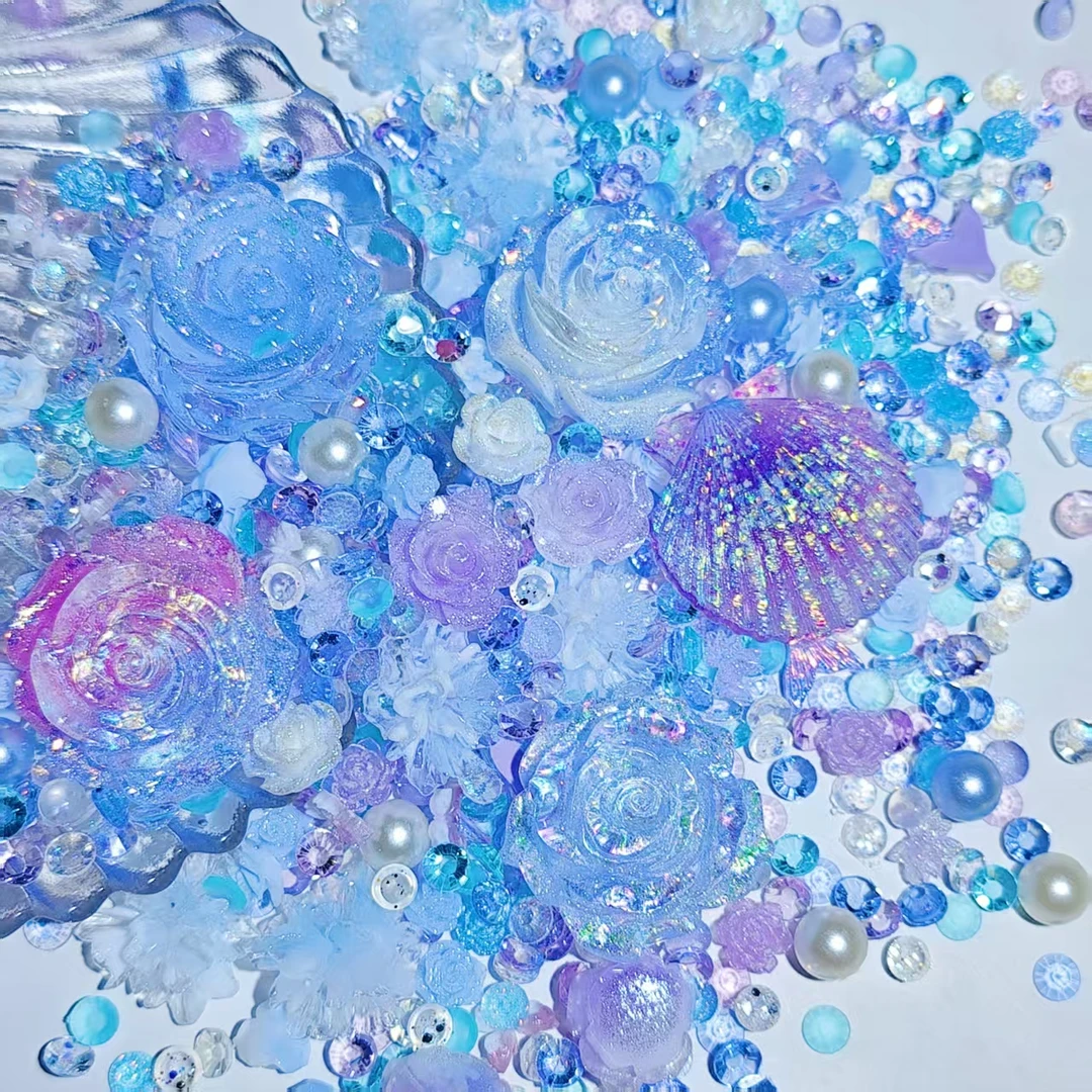 【小新直播间】珠珠钻钻硬货大花合集！美甲DIY！！美甲配饰！现拍现装！