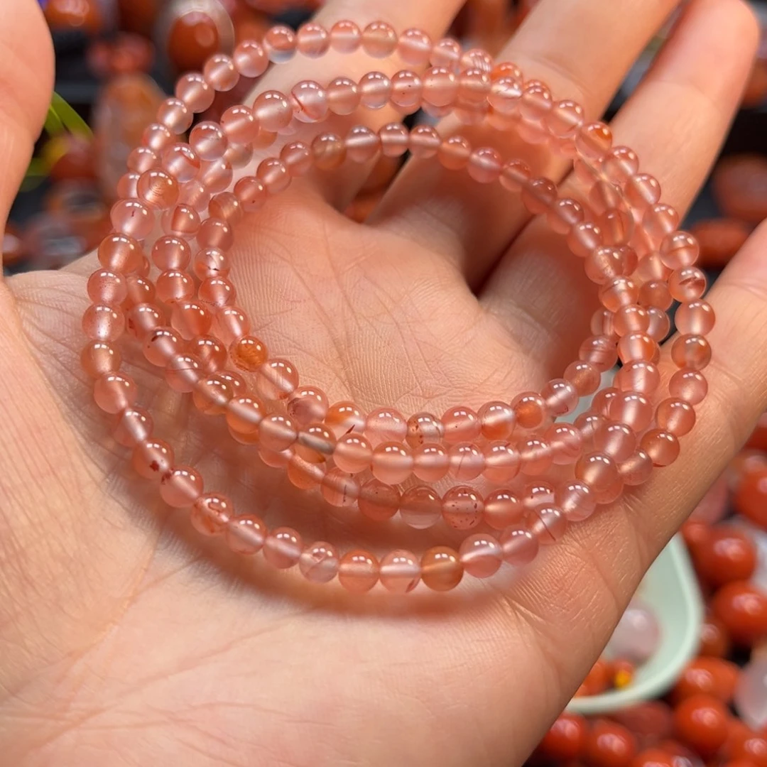 南红玛瑙手串4.5mm未镶嵌