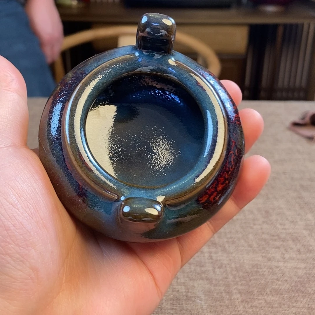 瓷片钧瓷摆件摆件