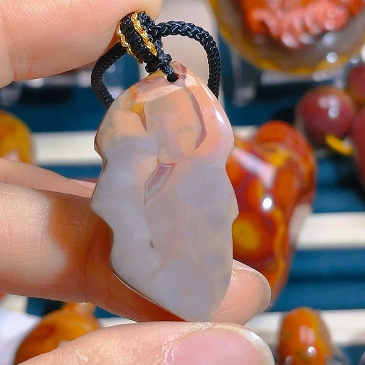 玛瑙/玉髓吊坠(不含链)未镶嵌