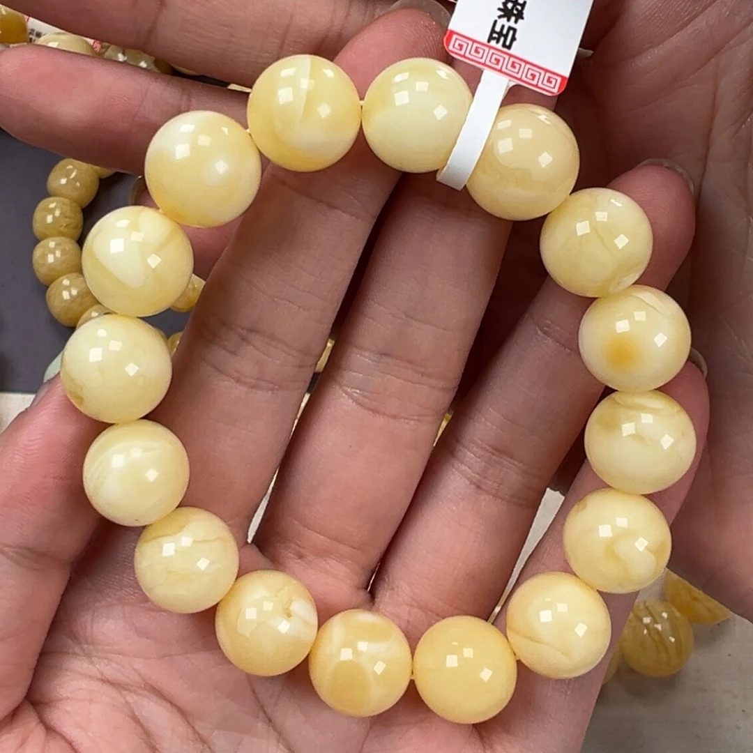 未镶嵌琥珀手链21白蜡