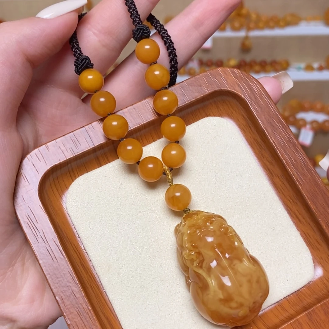 【闪购商品】未镶嵌颈饰蜜蜡项链