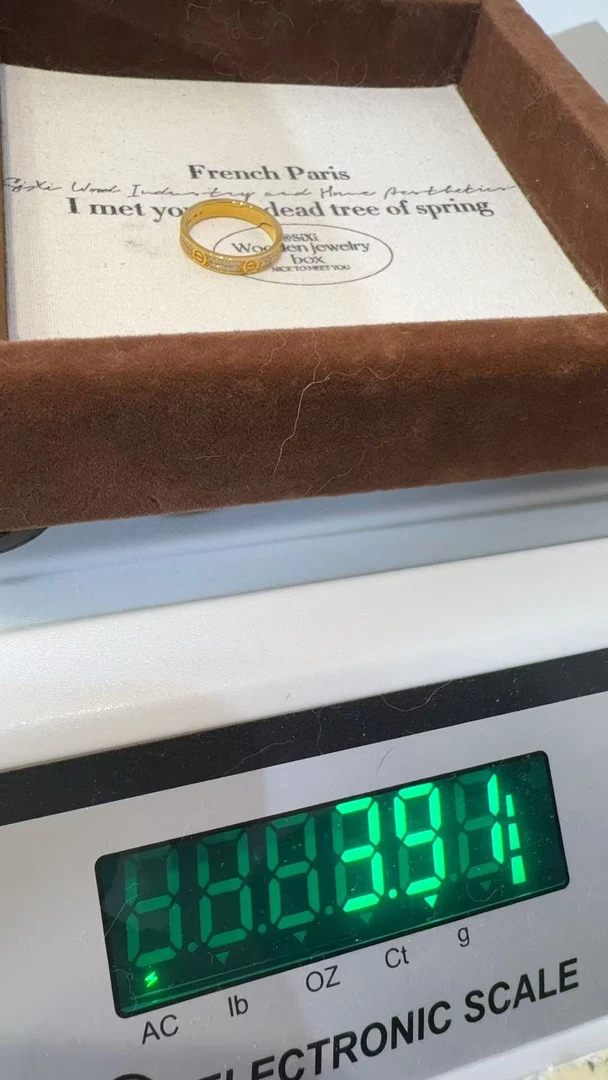 足金精品工艺戒指