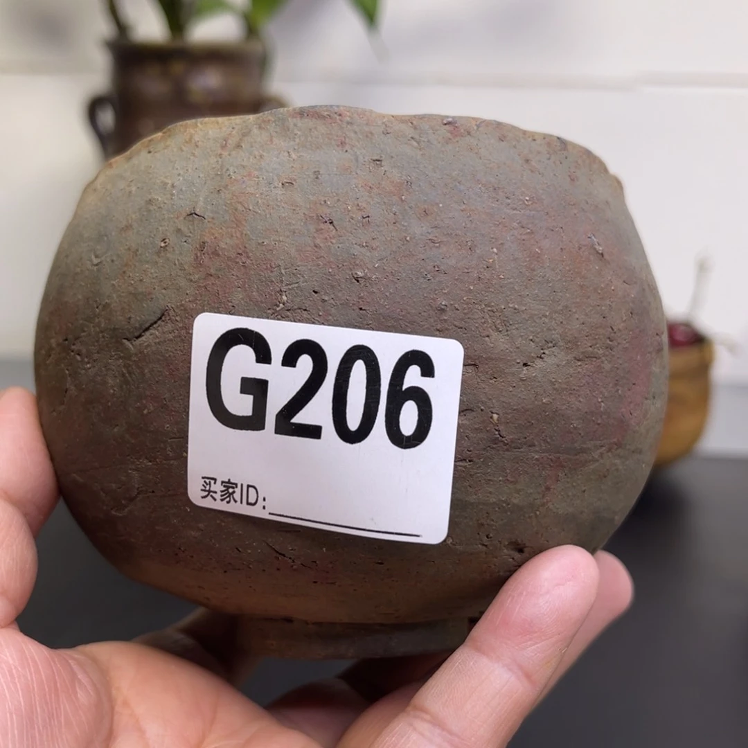 备前烧作品 好看的碗小*