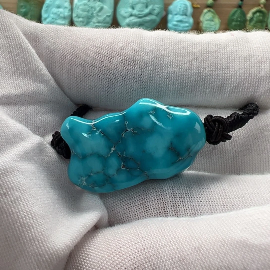 未镶嵌绿松石随形18.3mm