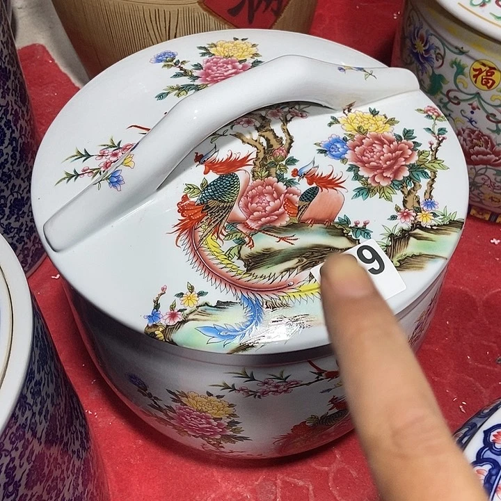 瓷片景德镇陶瓷罐089