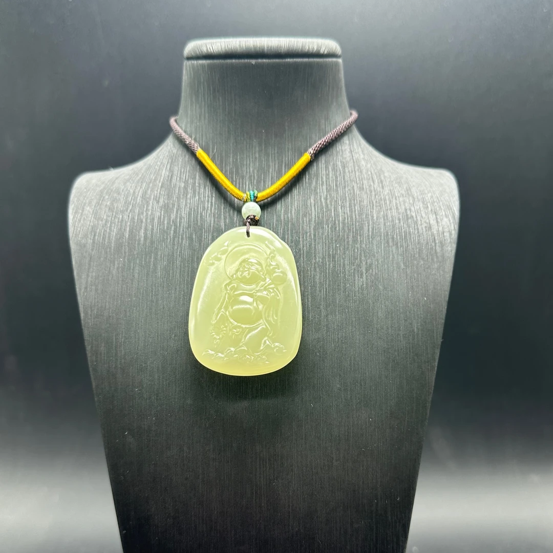 青海格尔木黄口佛公挂坠1101