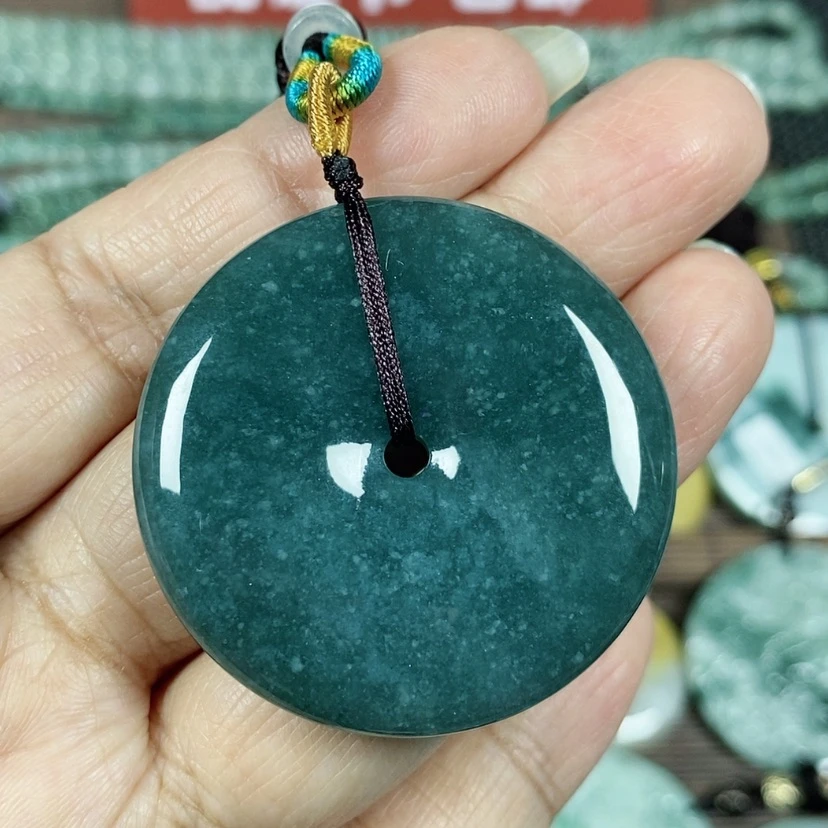 【闪购商品】翡翠颈饰未镶嵌玉吊坠翡翠玉平安扣