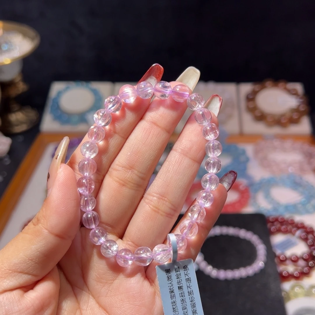 锂辉石紫锂辉未镶嵌x*x紫锂辉7.3m m