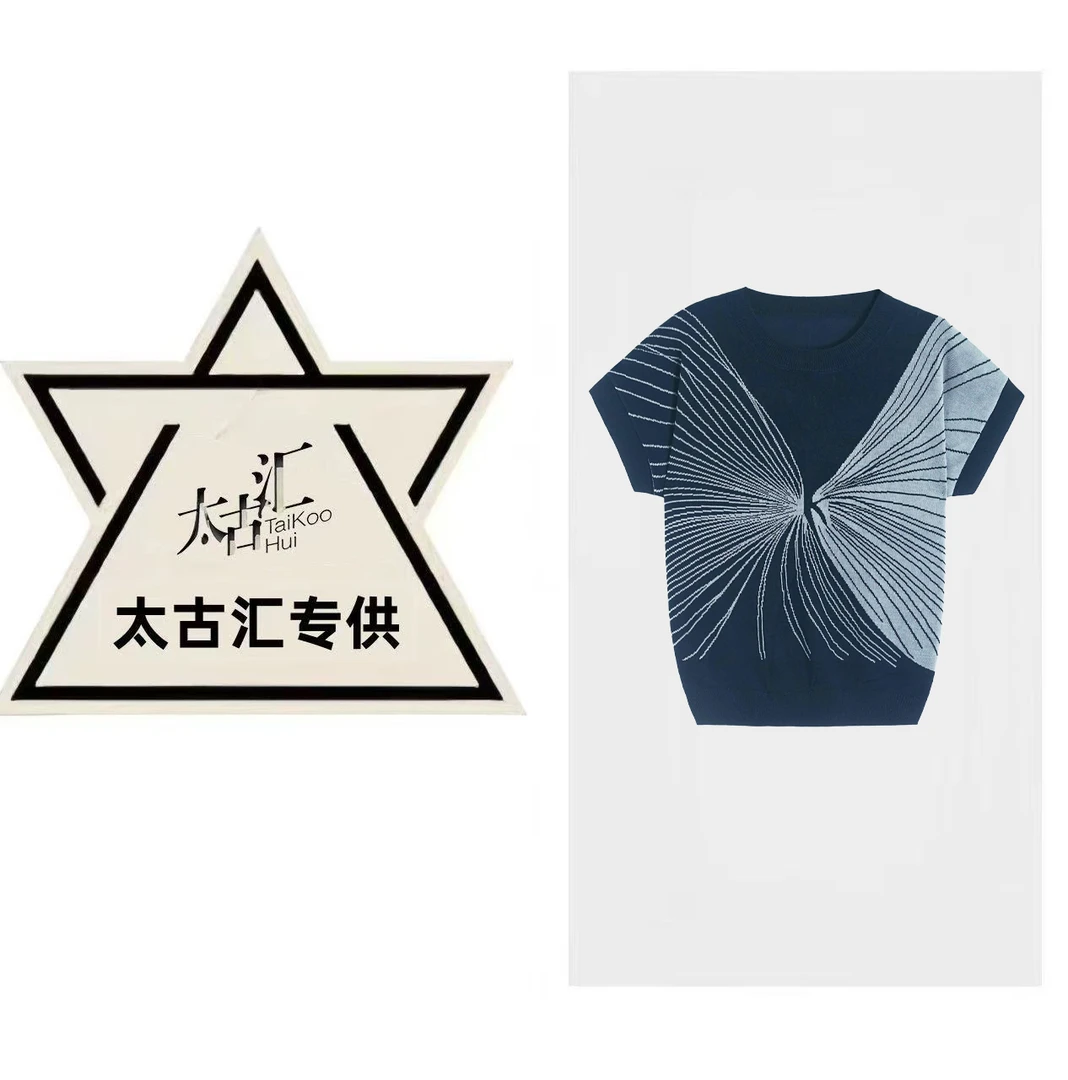 【渡口故事】时尚线条夏季蝙蝠袖设计针织圆领上衣高级慵懒百搭K29