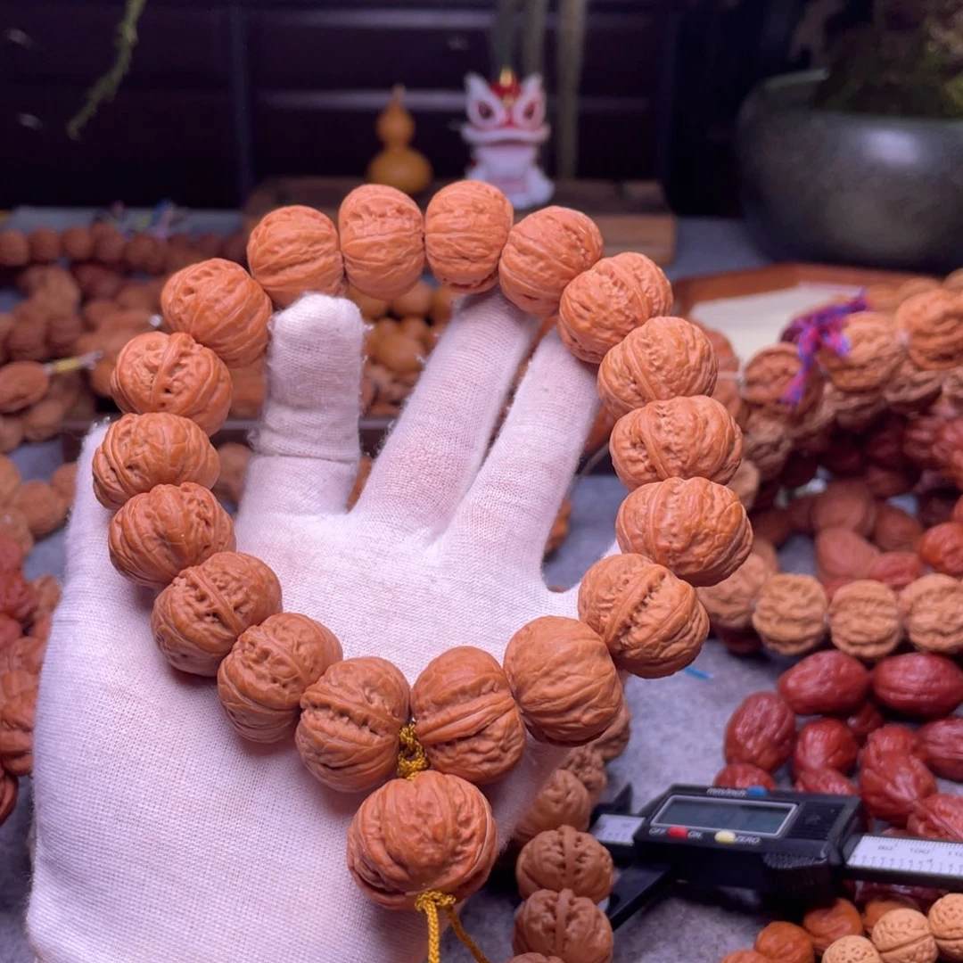 7***兵文玩核桃手串秋子