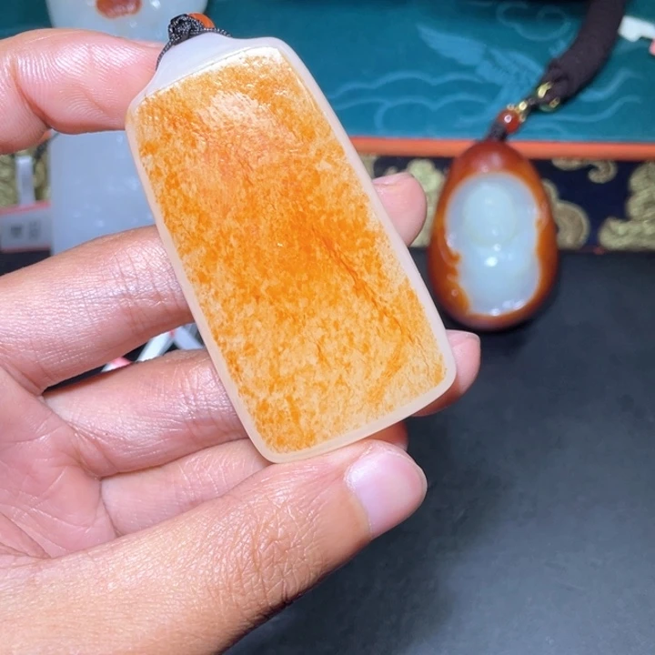 和田玉未镶嵌颈饰J