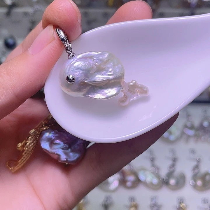 颈饰合金淡水珍珠16