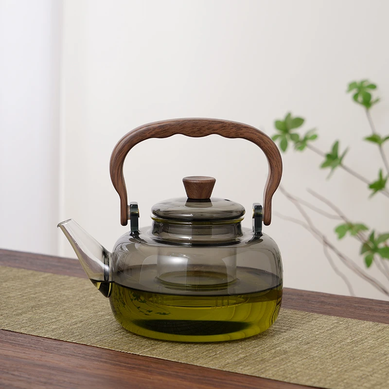 煮茶泡茶烧水电陶炉家用玻璃煮茶壶玻璃茶壶加厚耐高温玻璃茶壶