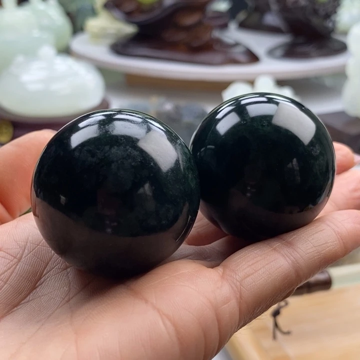 岫玉未镶嵌四大名玉手把件