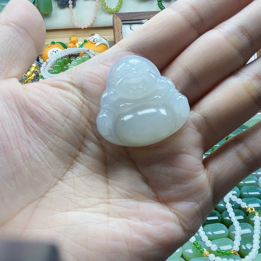 和田玉未镶嵌吊坠(不含链)棒*哒