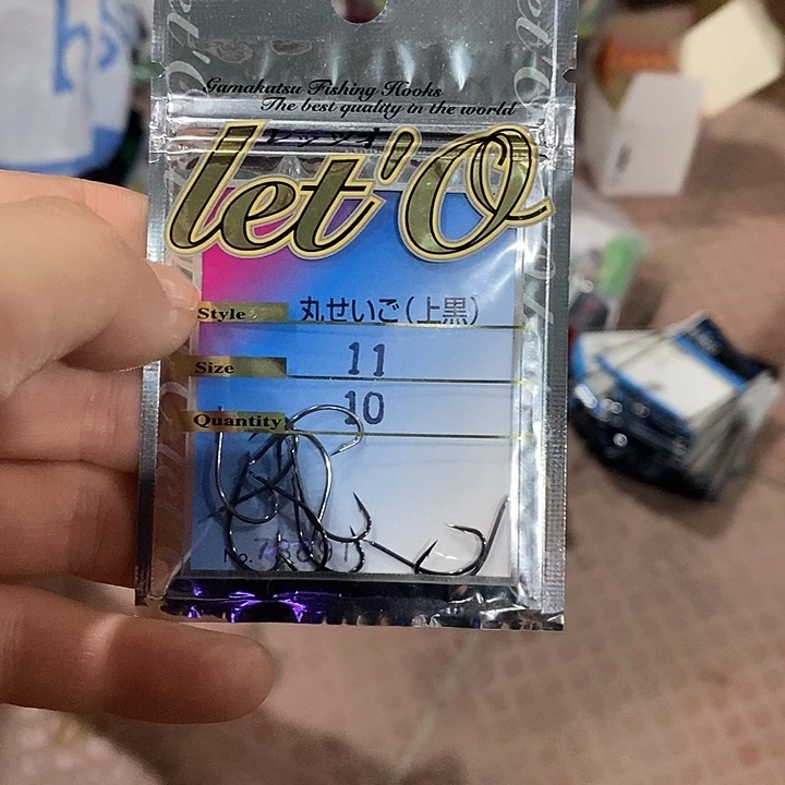 银色袋子丸世11号鱼钩发11包有刺