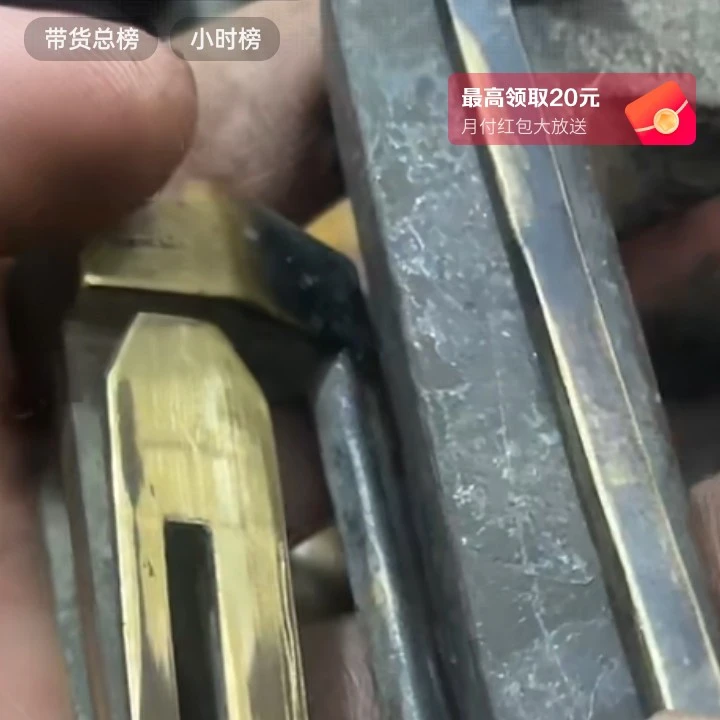 文玩开门成对铜器